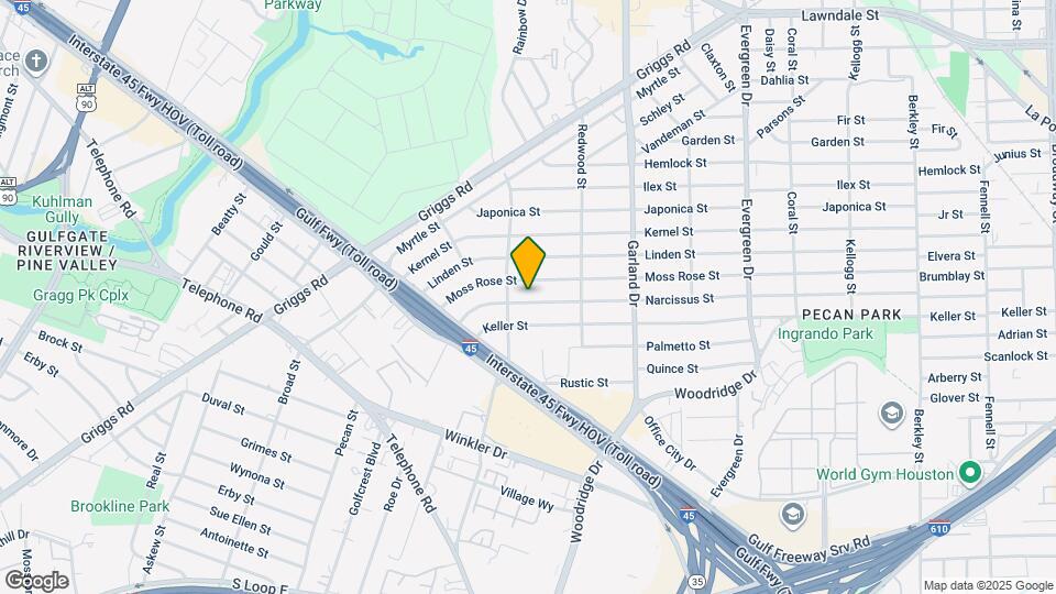 6719 Narcissus St Map and Location Details