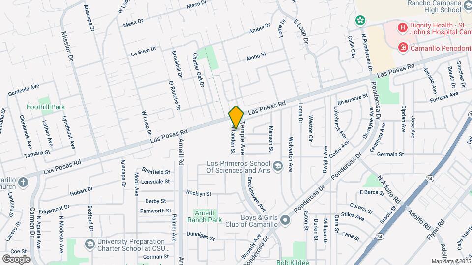 1840 N Landen St Map and Location Details