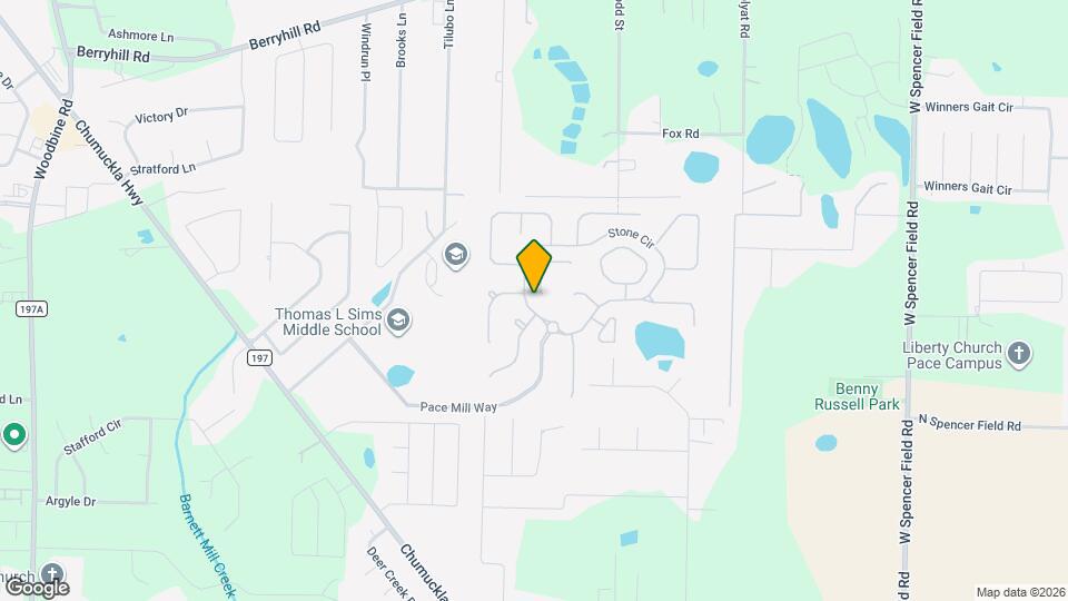 5621 Flume Dr Map and Location Details