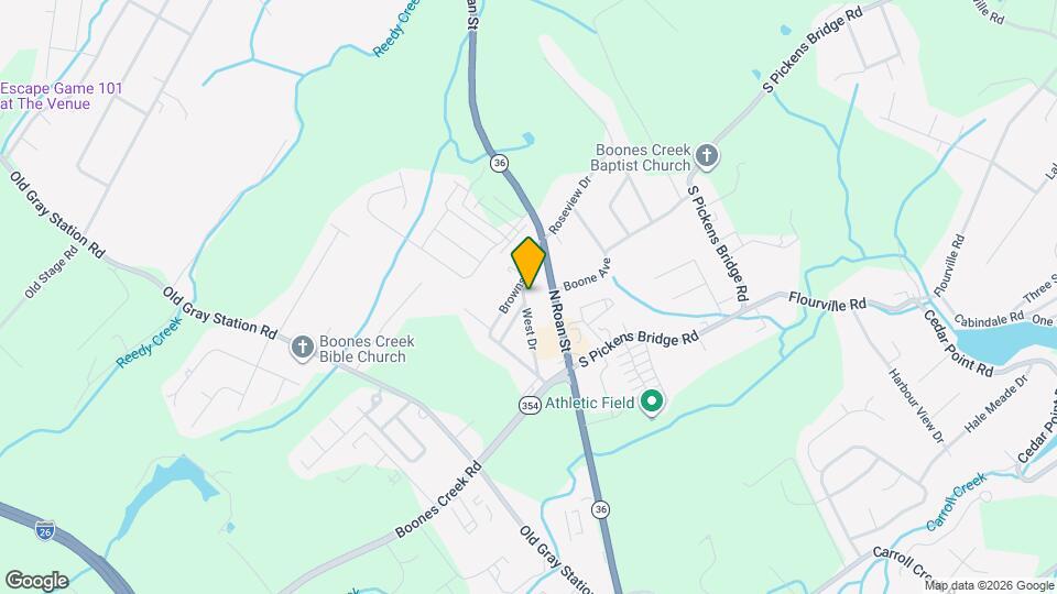 134 West Dr Map and Location Details