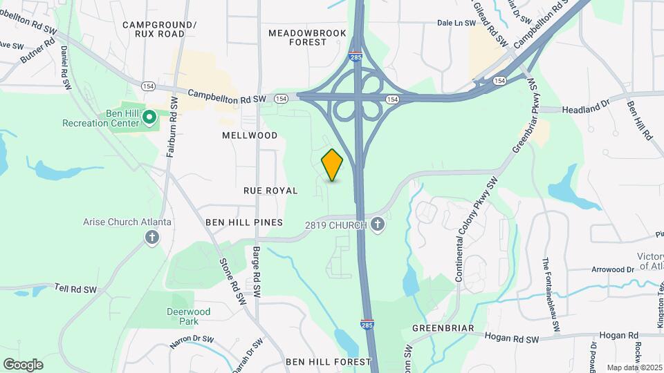 Parkview at Coventry Station 55+ Active Adult Map and Location Details