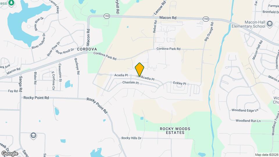 9253 Acadia Pl Map and Location Details