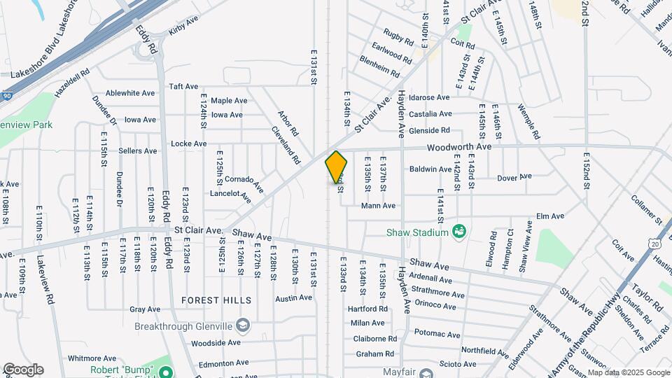 1286 E 133rd St Map and Location Details