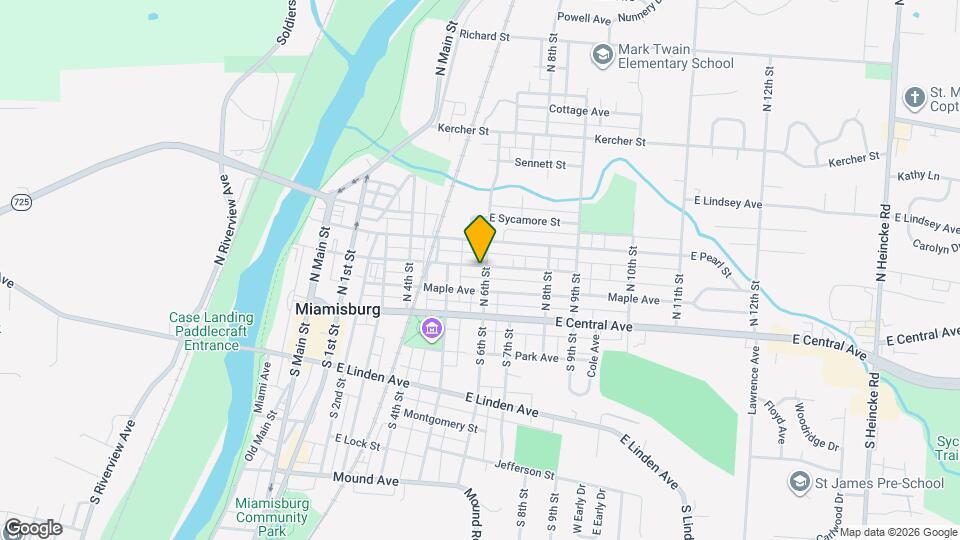 542 Buckeye St Map and Location Details