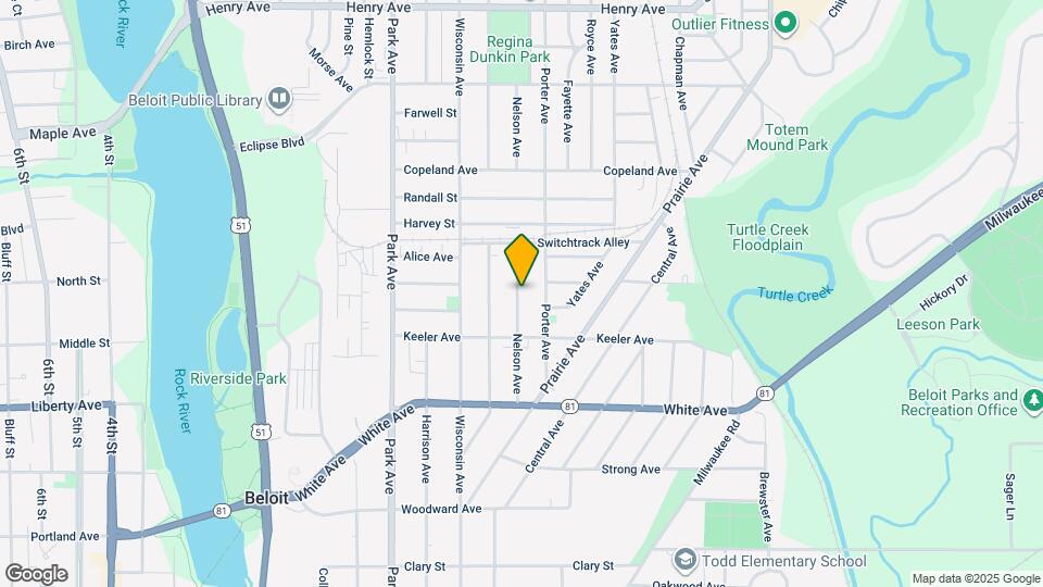 1337 Nelson Ave Map and Location Details