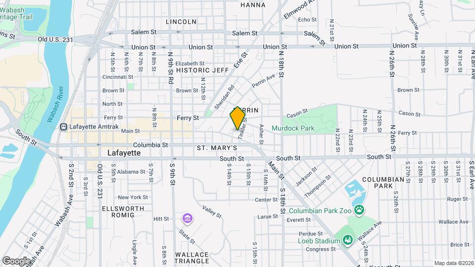 212 Tinkler St Mapa y Detalles de la Ubicación