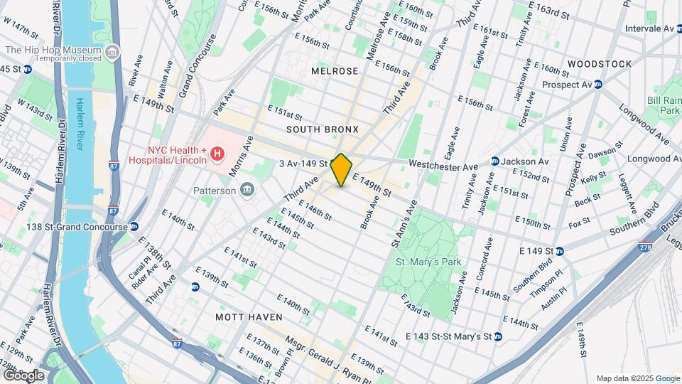 422 E 148th St Map and Location Details