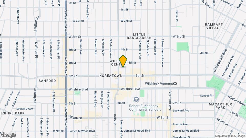 531 S Mariposa Ave Map and Location Details