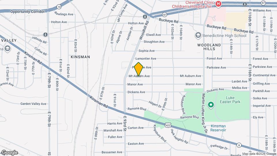 9412 Mt Auburn Ave Map and Location Details