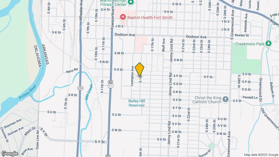 1710 S 16th St Map and Location Details