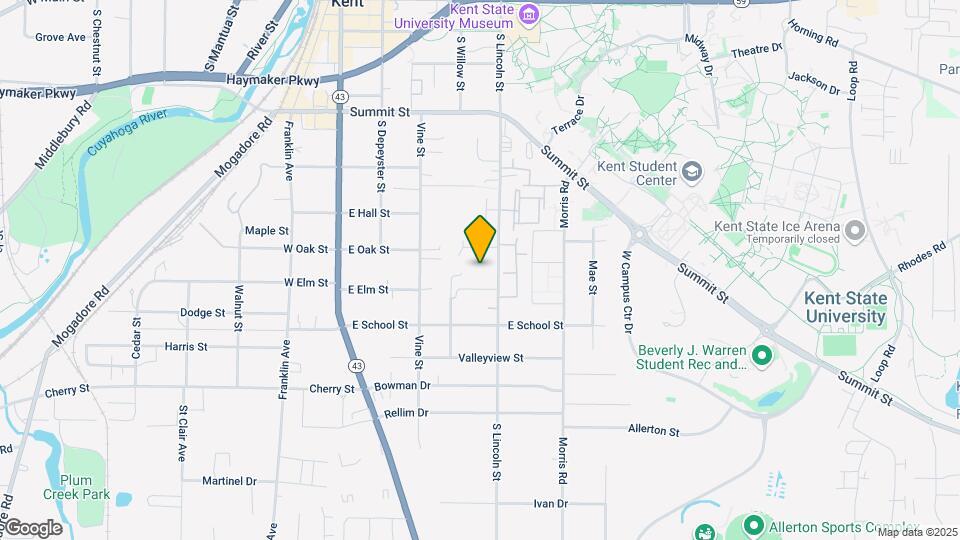952 S Lincoln St Map and Location Details