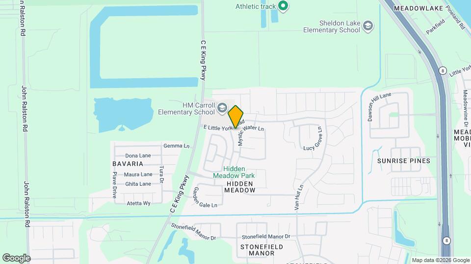 12711 Mystic Water Ln Map and Location Details
