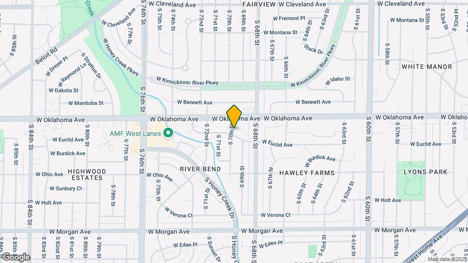 6930 W Euclid Ave Mapa y Detalles de la Ubicación