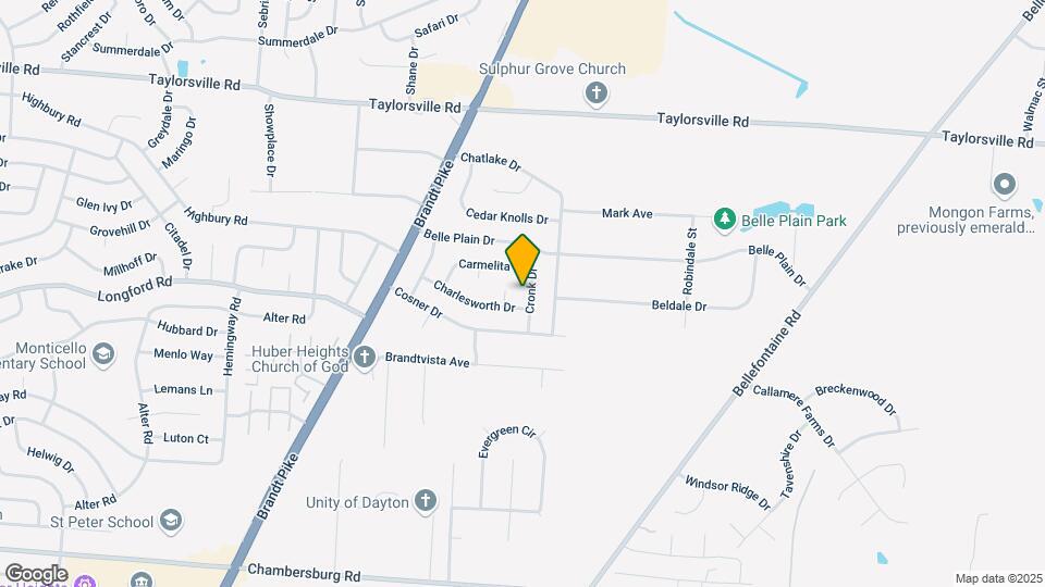7129 Cronk Dr Map and Location Details