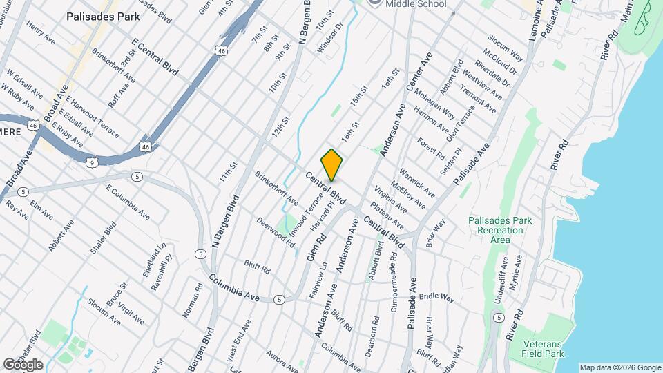 447 Central Blvd, Unit 2 Map and Location Details