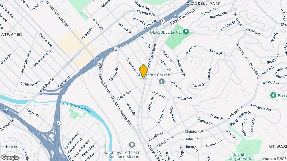 3269 Eagle Rock Blvd Map and Location Details