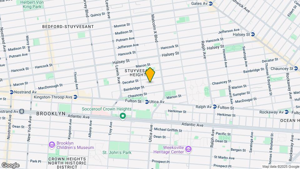 167 Bainbridge Street Mapa y Detalles de la Ubicación