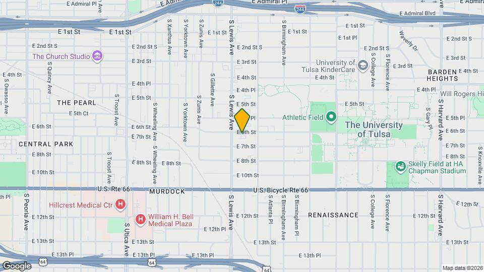 2420 E 6th St Map and Location Details