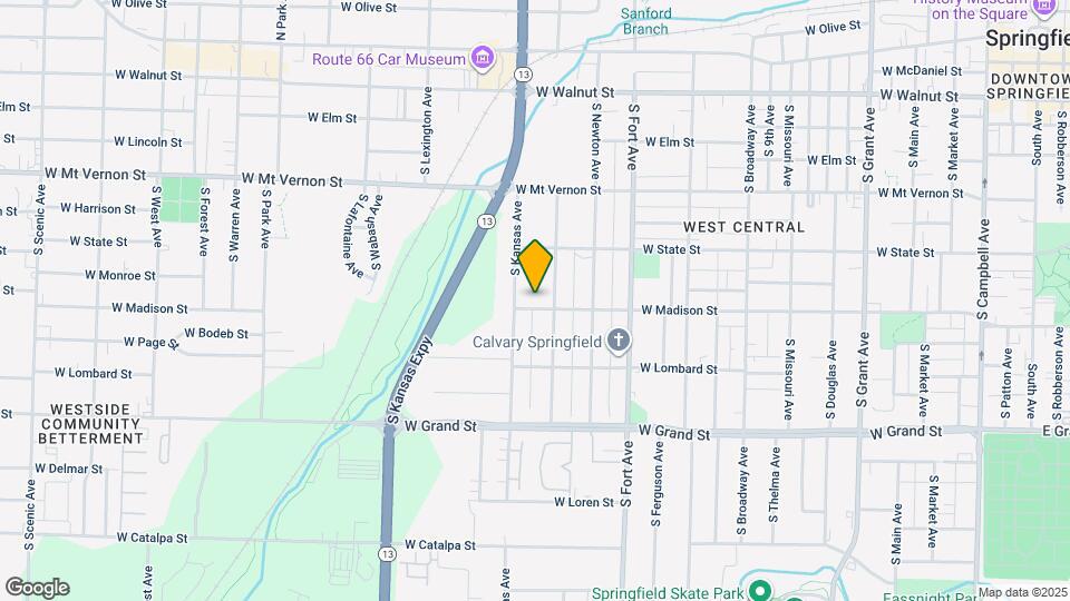 1519 W Madison St Map and Location Details