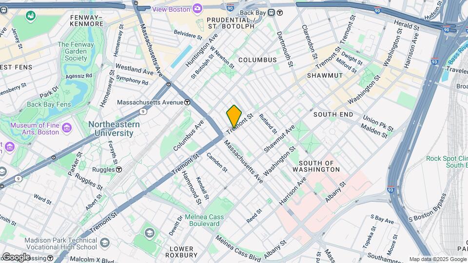 764 Tremont St, Unit 3 Map and Location Details