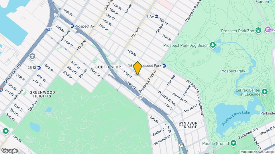 448 Prospect Ave Map and Location Details