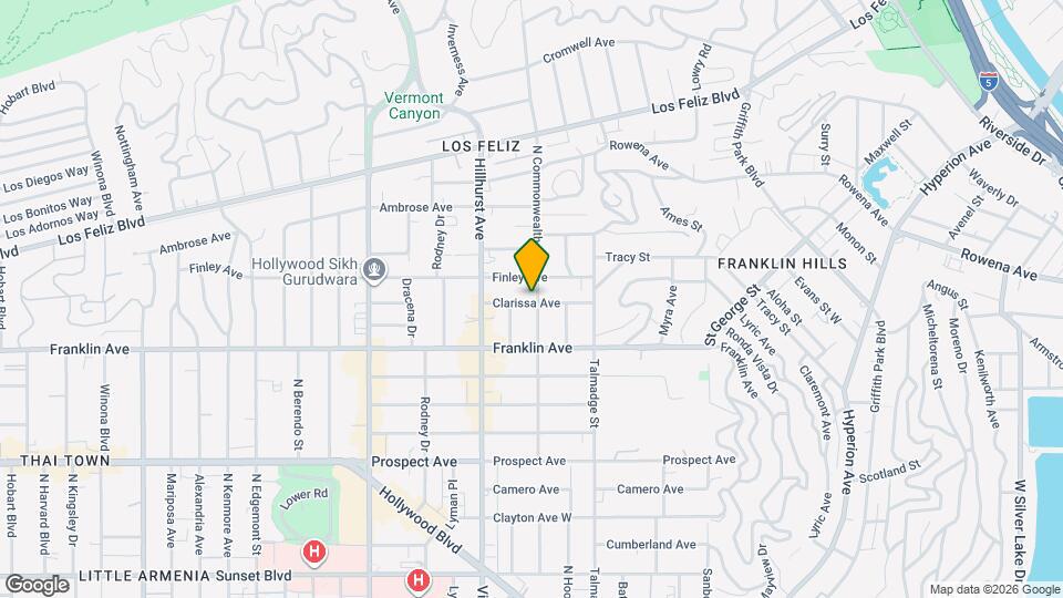 4405 Clarissa Ave Map and Location Details