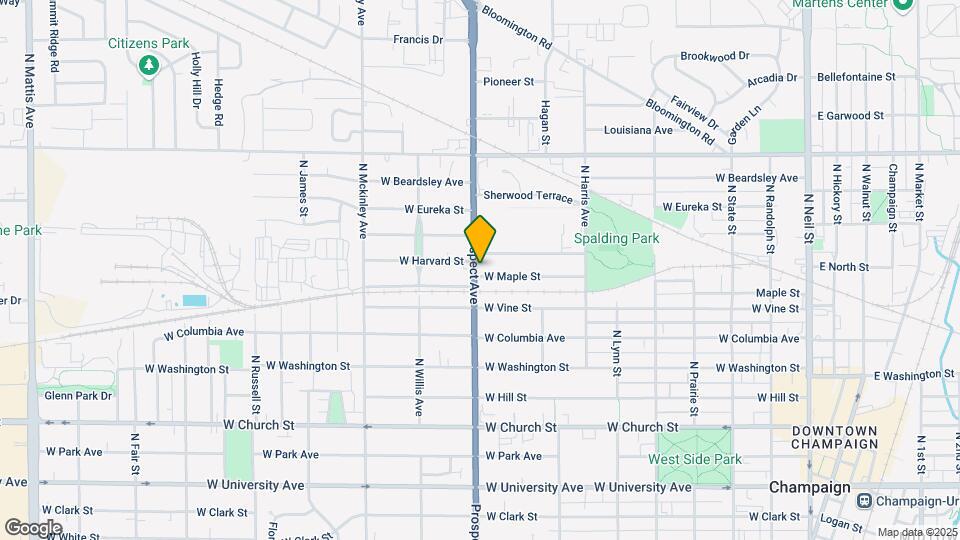 830 W Maple St Map and Location Details