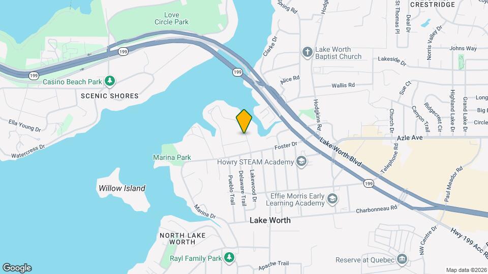 4129 Lakewood Dr Map and Location Details