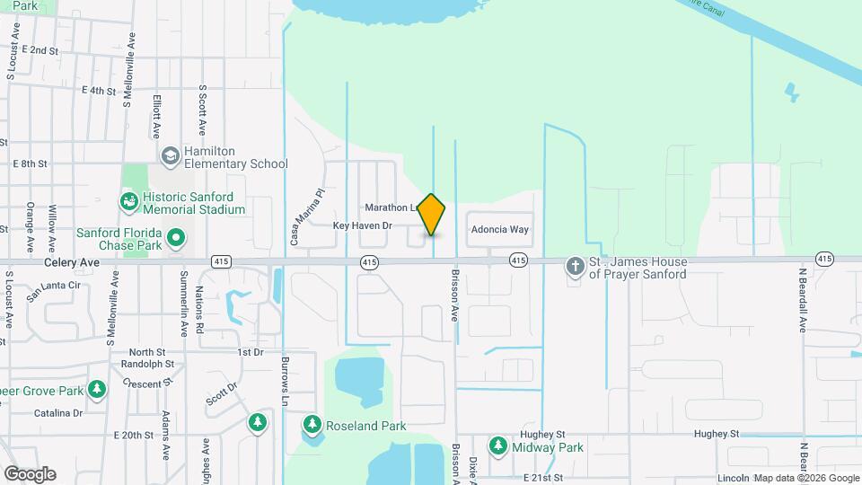 416 Marathon Ln Map and Location Details
