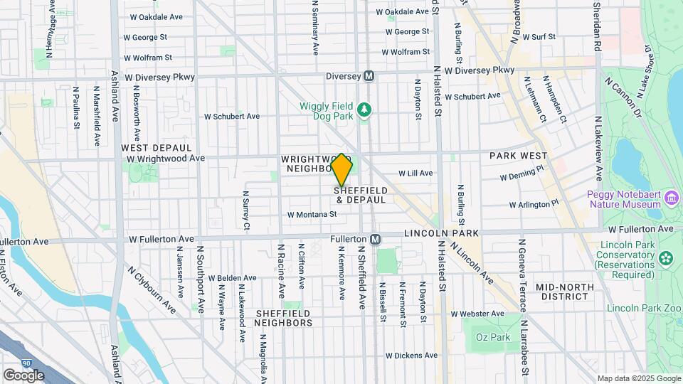 1046 W Altgeld St Map and Location Details