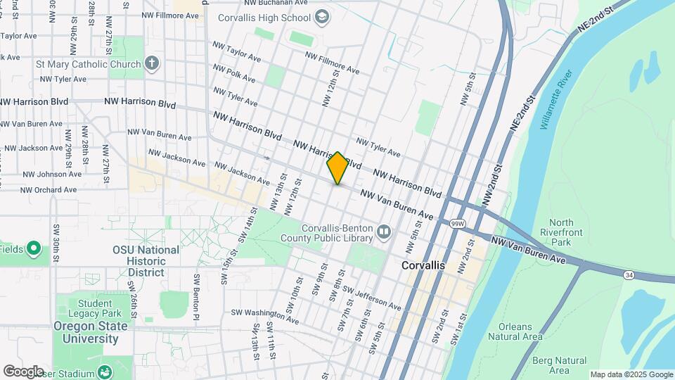 962 NW Van Buren Ave Map and Location Details