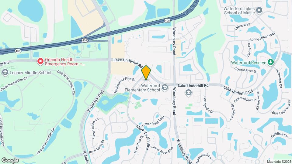 12640 Whiterapids Dr Mapa y Detalles de la Ubicación