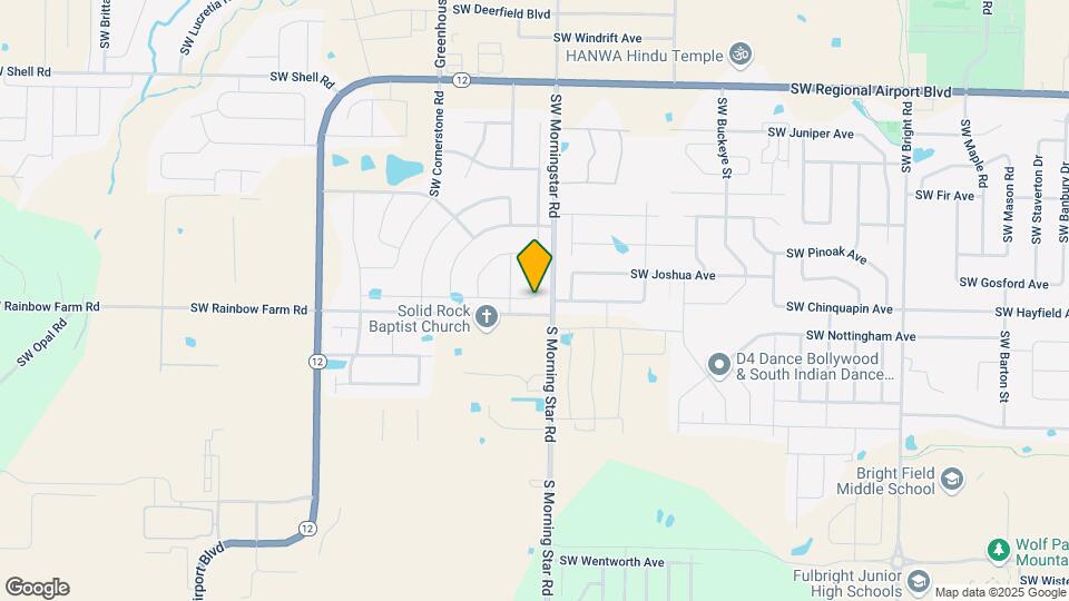 3407 SW Mistletoe Ave Map and Location Details