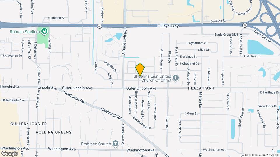 6600 E Oak St Map and Location Details