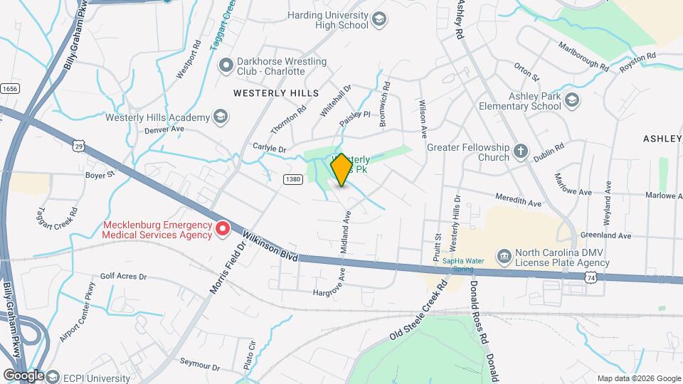 3804 Odom Wy Map and Location Details