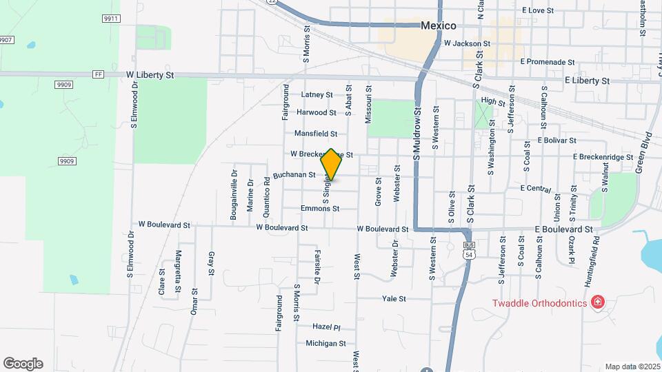 947 Carrico St Map and Location Details