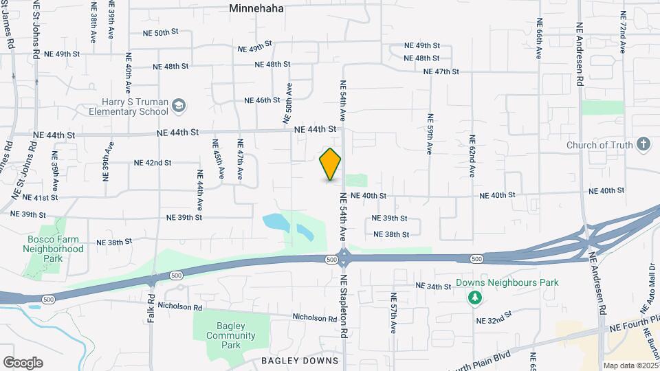 4018 NE 54th Ave Map and Location Details