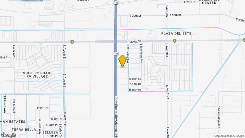 6551 E 34th St Map and Location Details