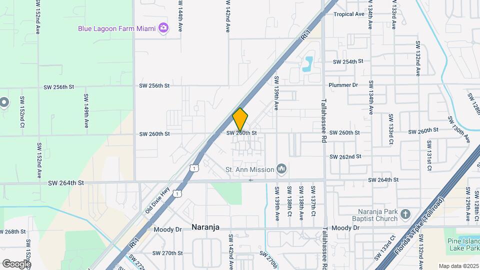 14116 SW 260th St Mapa y Detalles de la Ubicación