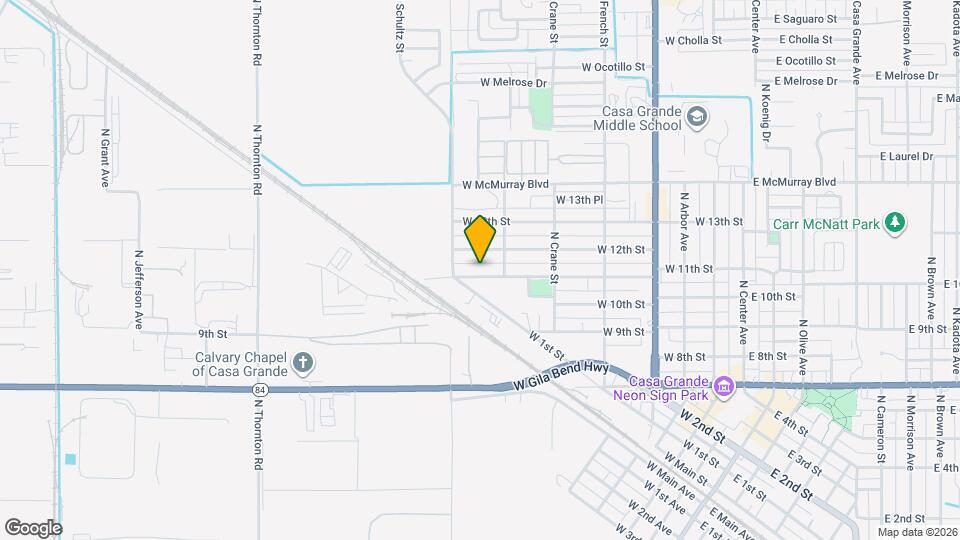 710 W 11th St Map and Location Details