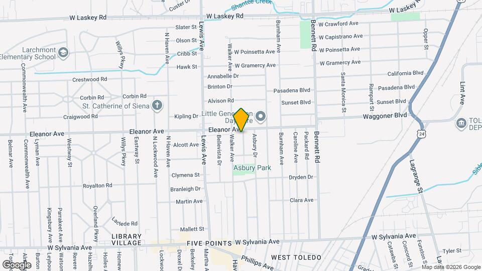 4443 Fairview Dr Map and Location Details