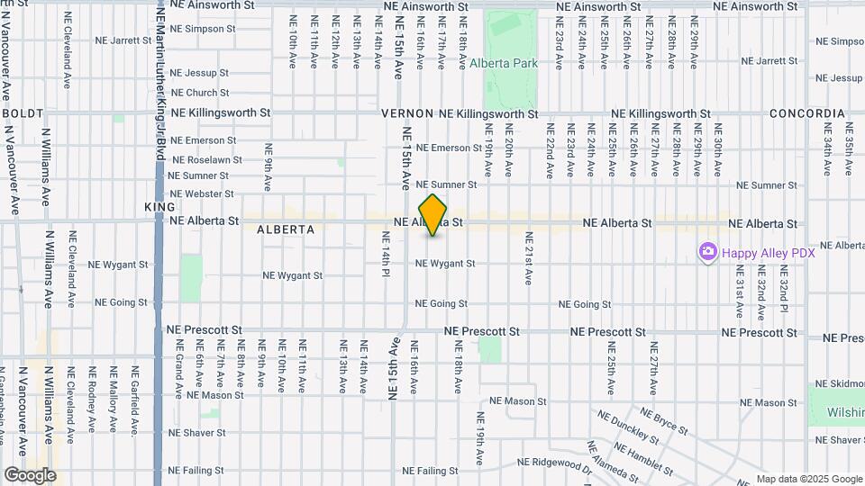 4904 NE 16th Ave Map and Location Details