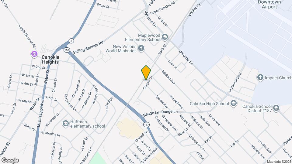 603 Cooper Dr Mapa y Detalles de la Ubicación