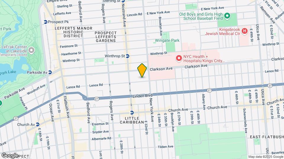 341 Lenox Rd Map and Location Details