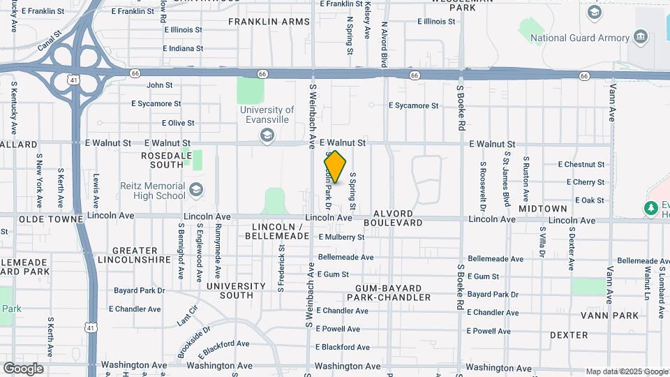 512 S Lincoln Park Dr Map and Location Details