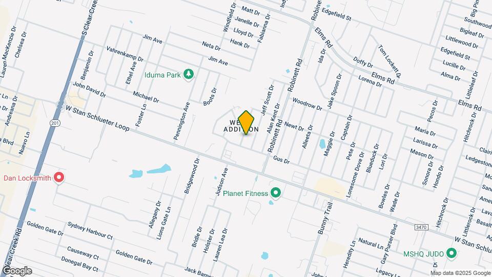 4504 Sylvia Dr-Unit -B Map and Location Details