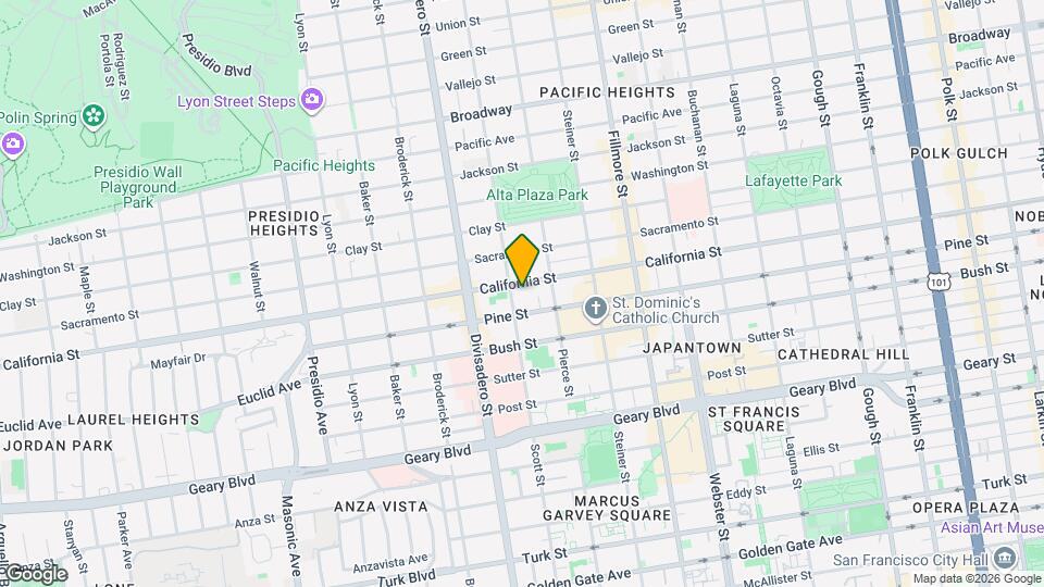 2673 California St Map and Location Details