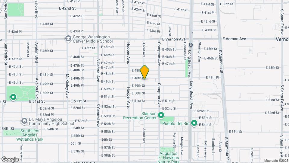 4860 Ascot Ave Mapa y Detalles de la Ubicación