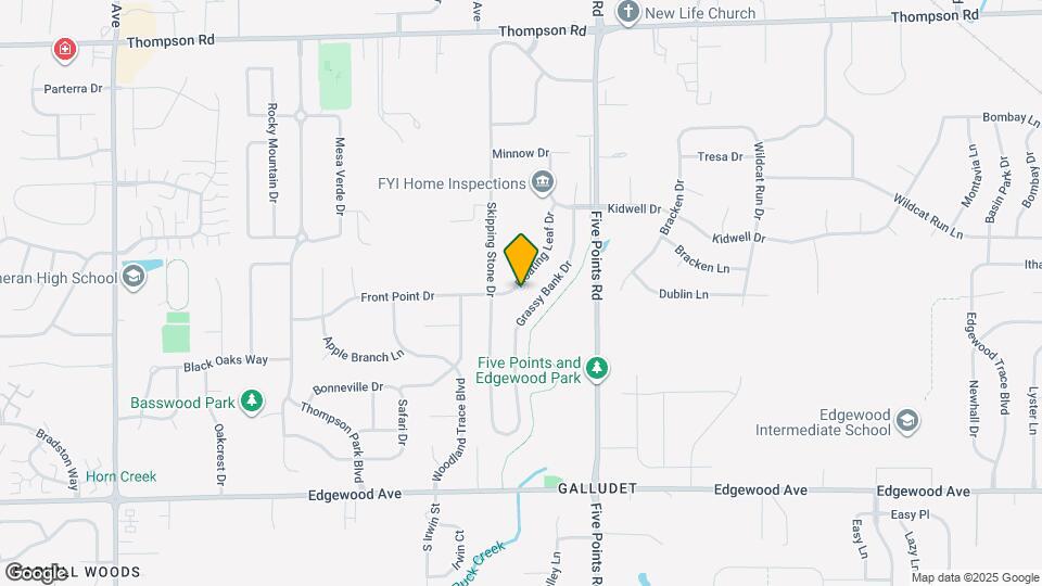 5537 Floating Leaf Dr Map and Location Details