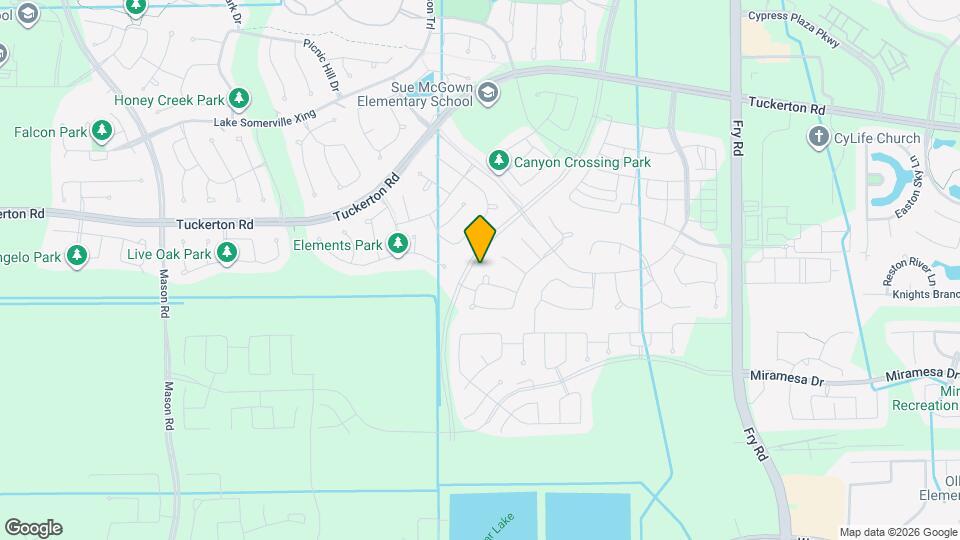 14811 Opossum Branch Ct Map and Location Details